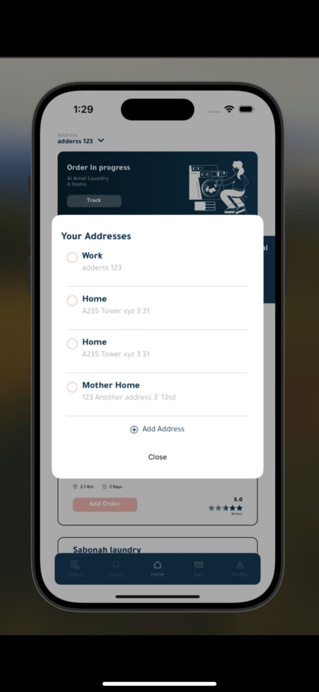 Sabonnah Laundry App screenshot 2