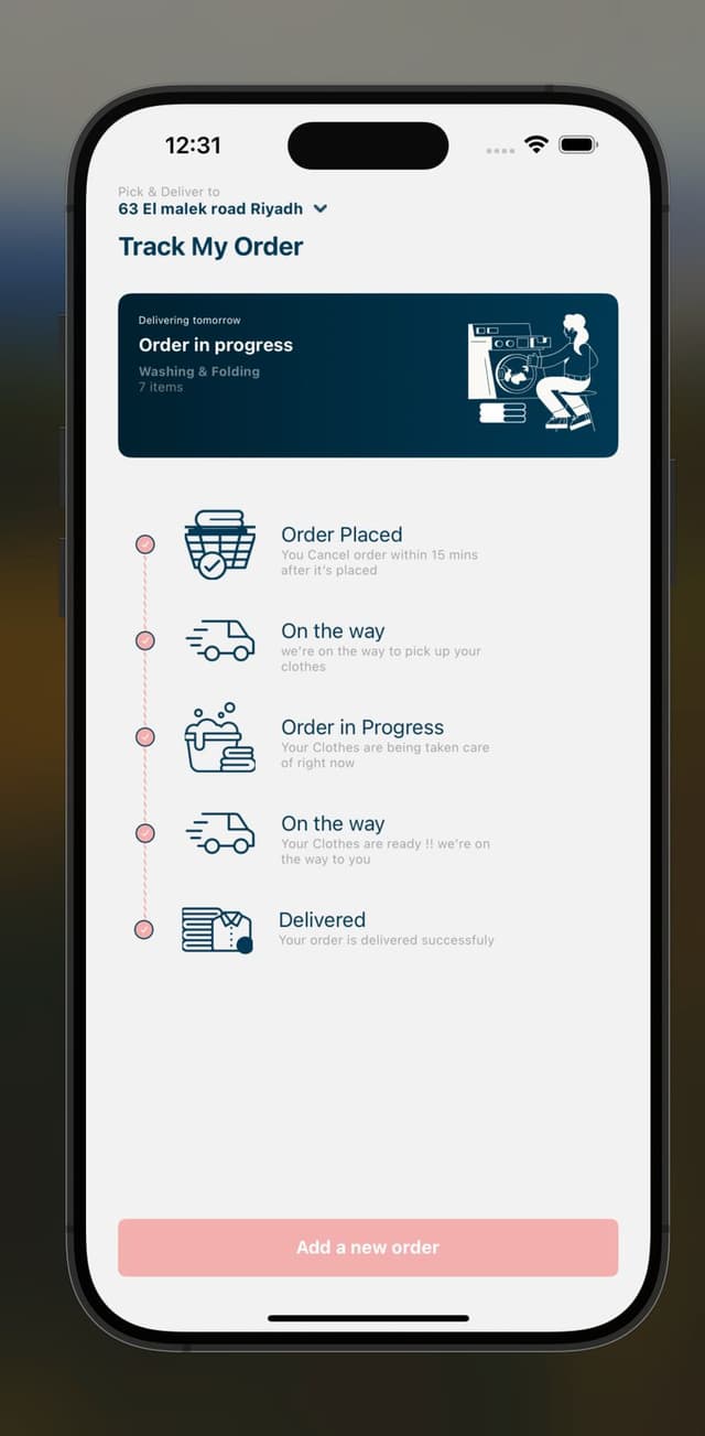 Sabonnah Laundry App screenshot 4