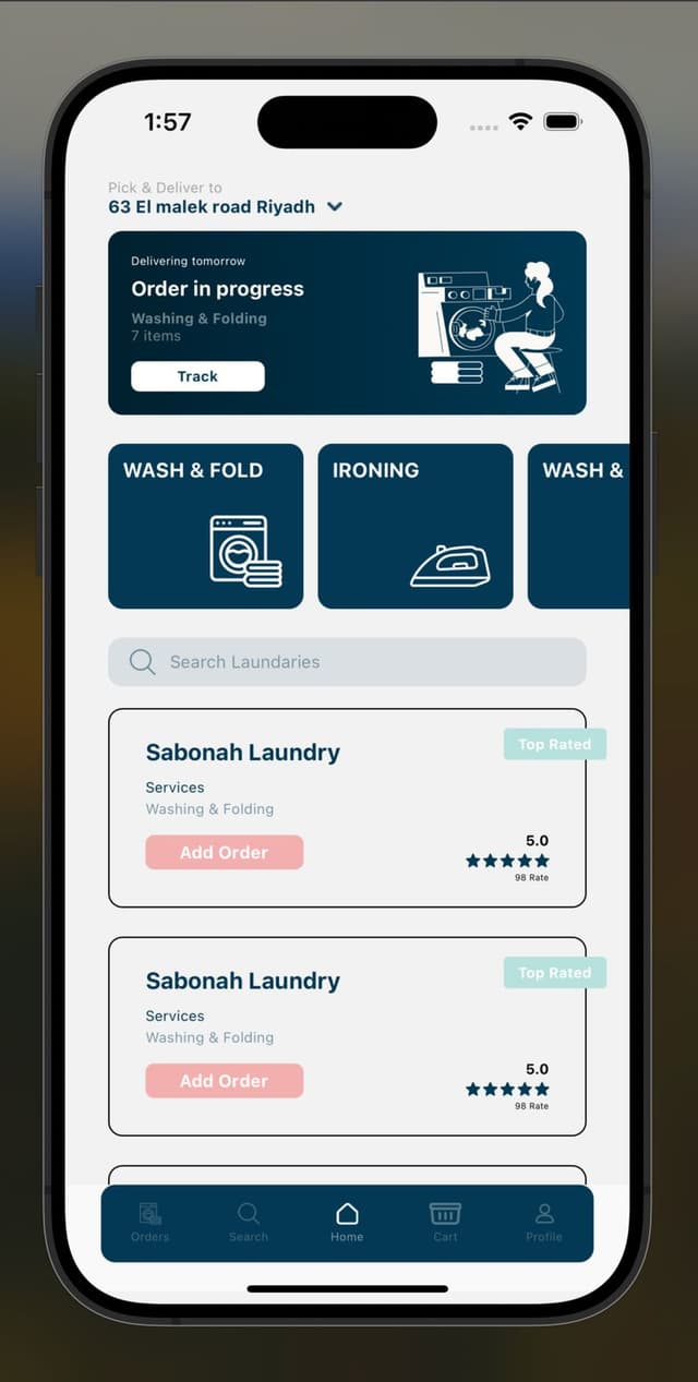 Sabonnah Laundry App screenshot 7