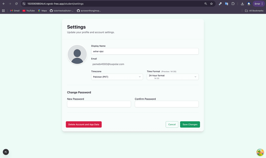 TutorTrack screenshot 12
