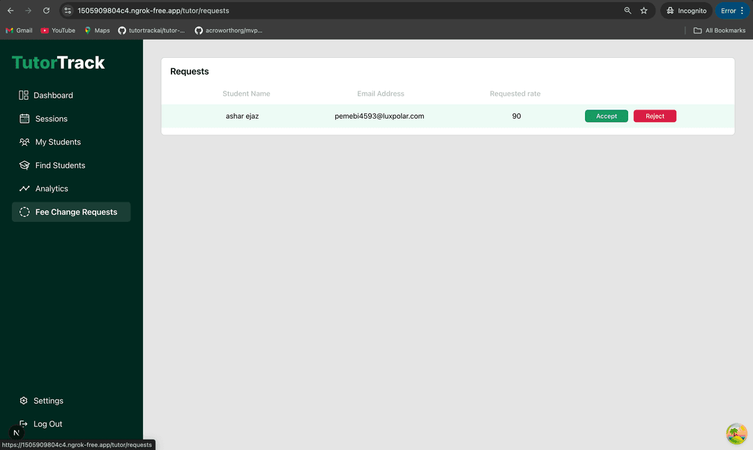 TutorTrack screenshot 15