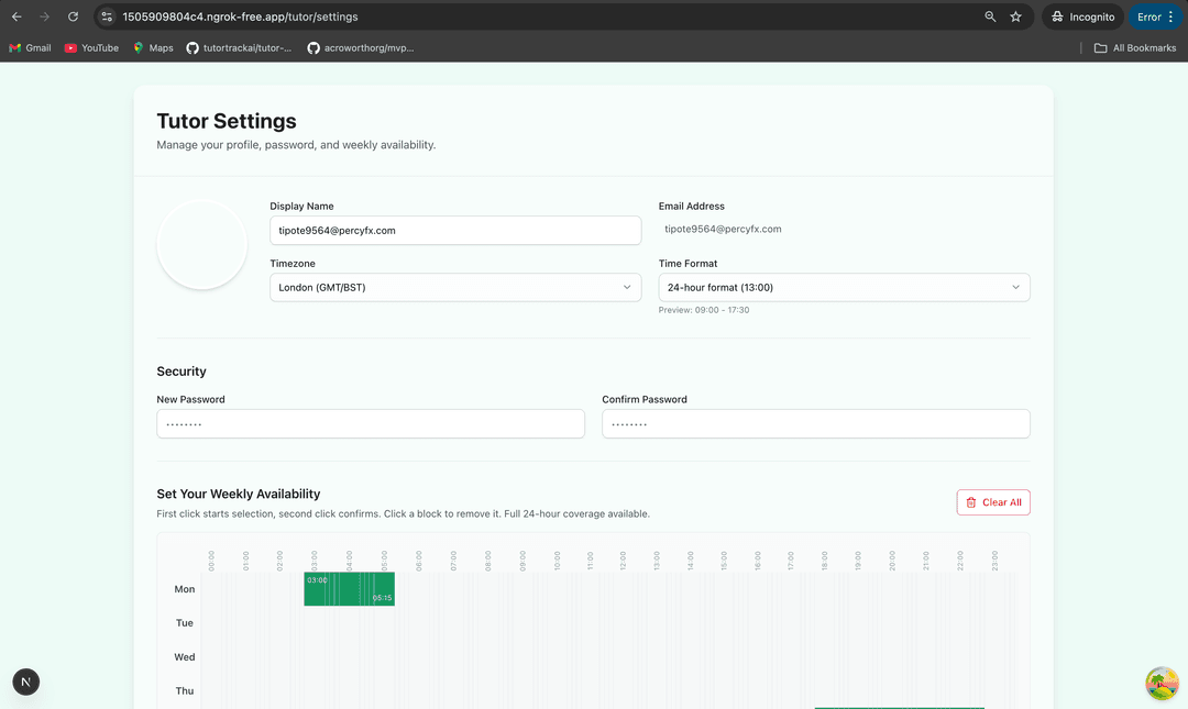 TutorTrack screenshot 16