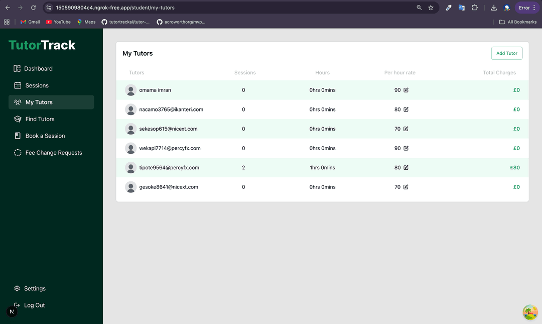 TutorTrack screenshot 5
